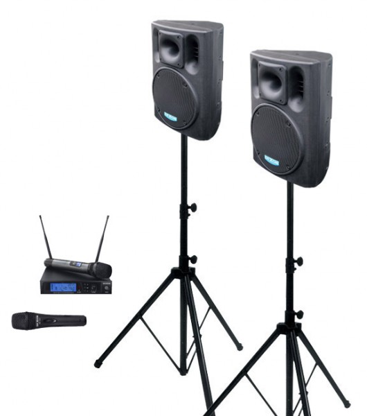 2x BC 800A + MBD 840 + MD 510 ozvučovací sestava s mikrofony