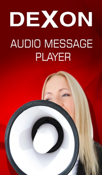 Audio Message Player aplikace pro přehrávání hlášení