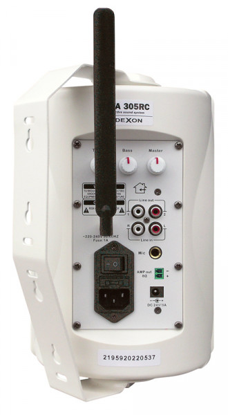 WA 305RC řečnický systém pro učebny s ručním bezdrátovým mikrofonem