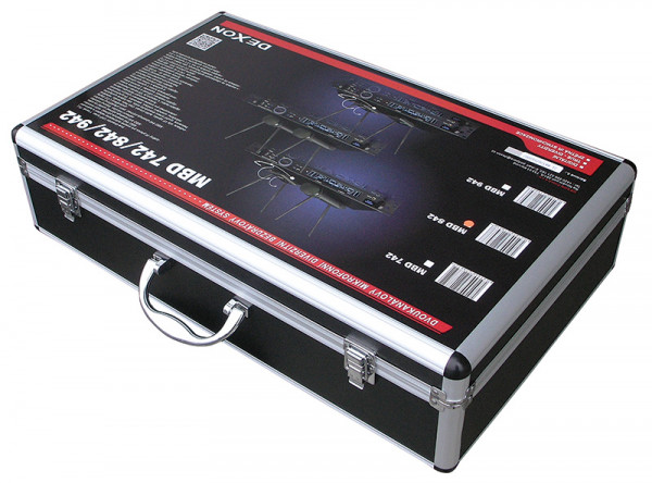 MBD 842 bezdrátový mikrofon diverzitní ruční, 2kanálový